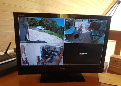 vidéosurveillance sur écran de contrôle